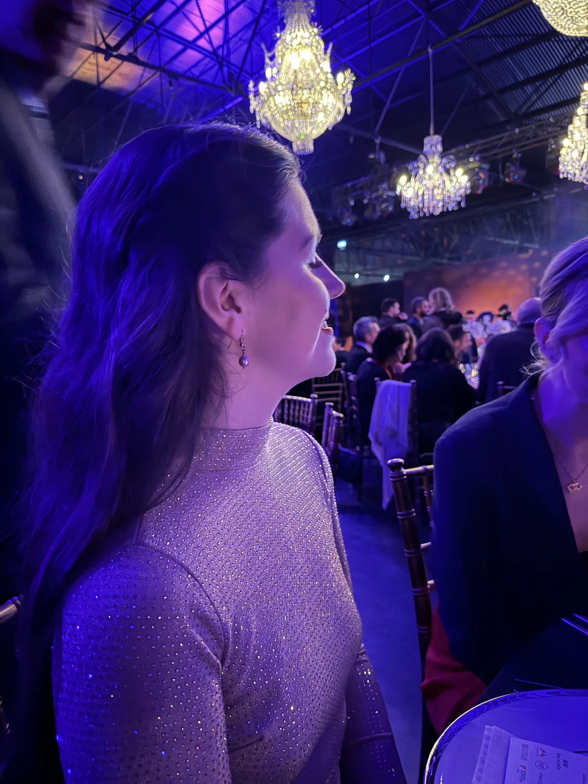 Denisa Jedličková na večerní akci, večer strávený mimo počítač